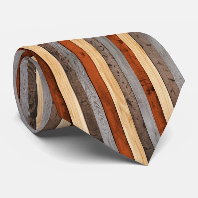 Wood Textures Tie (Rolled)