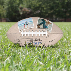 Wood Theme Father's Day Dad's Birthday American Football