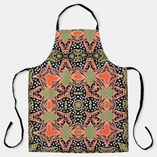 Wood Thrush Feeding Chicks All-Over Print Apron