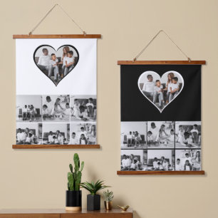 Wood Topped Wall Tapestry