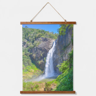 Wood Topped Wall Tapestry