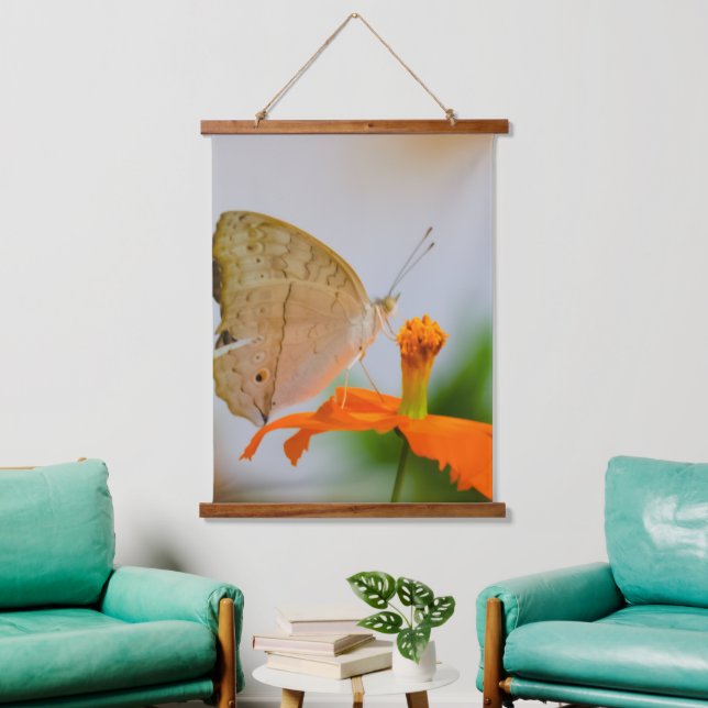 Wood Topped Wall Tapestry (Living Room)