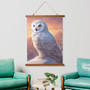 Wood Topped Wall Tapestry