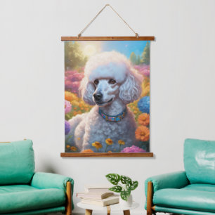 Wood Topped Wall Tapestry