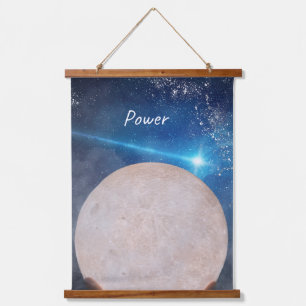 Wood Topped Wall Tapestry