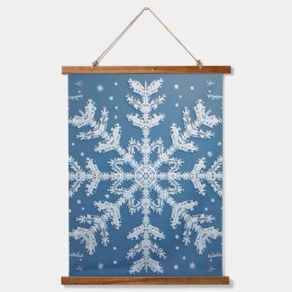Wood Topped Wall Tapestry
