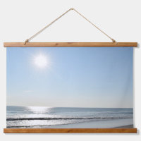 Wood Topped Wall Tapestry