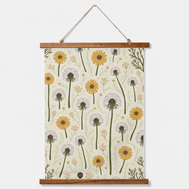 Wood Topped Wall Tapestry (Front)