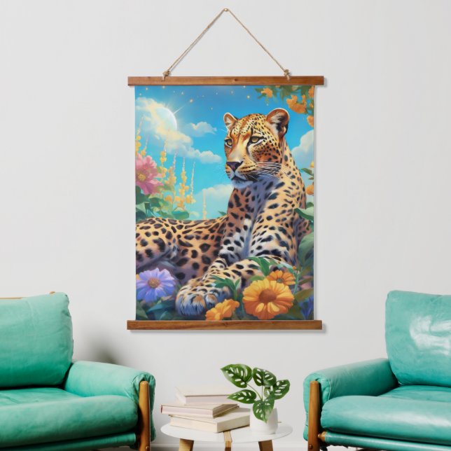 Wood Topped Wall Tapestry (Living Room)