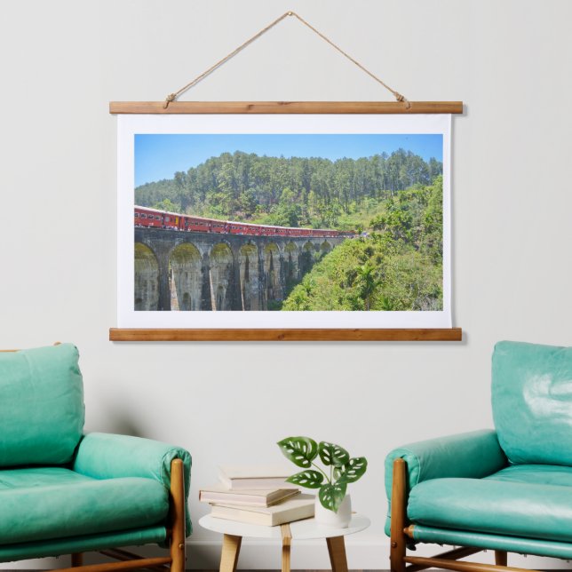 Wood Topped Wall Tapestry (Living Room)