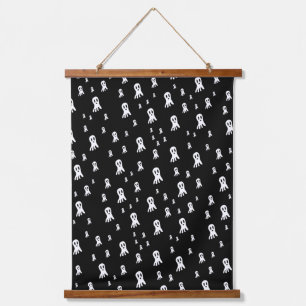 Wood Topped Wall Tapestry