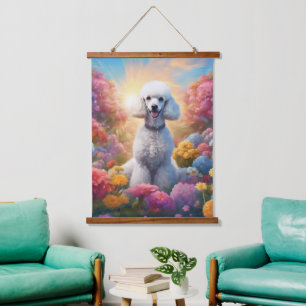 Wood Topped Wall Tapestry