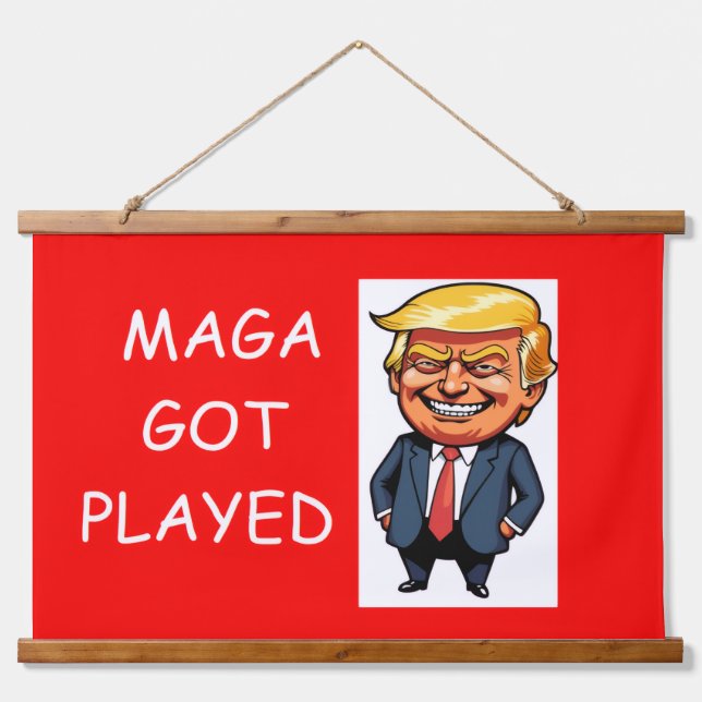 Wood Topped Wall Tapestry (Front)