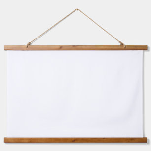 Wood Topped Wall Tapestry