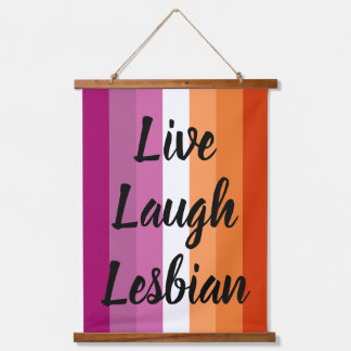 Wood Topped Wall Tapestry