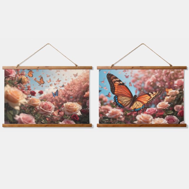 Wood Topped Wall Tapestry (Double)