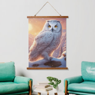 Wood Topped Wall Tapestry