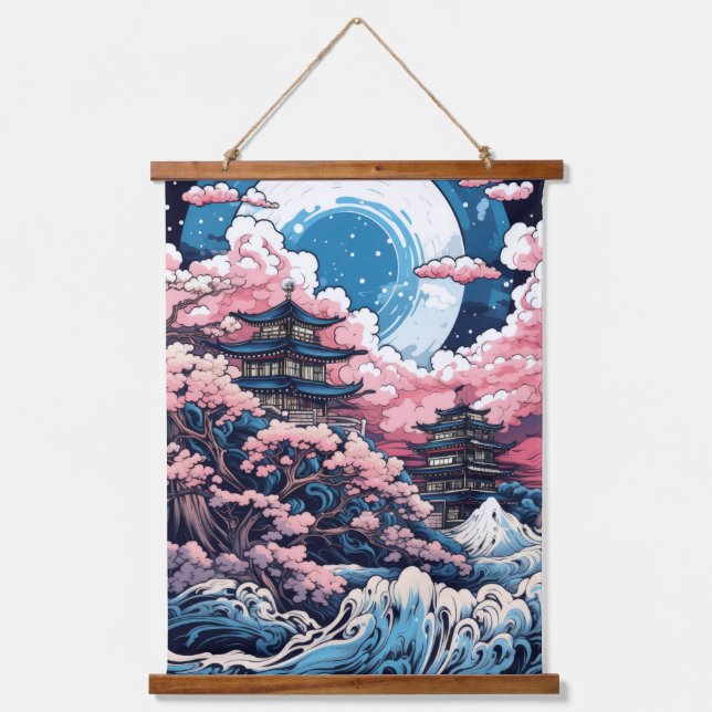 Wood Topped Wall Tapestry (Front)