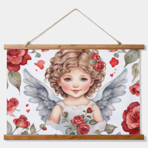 Wood Topped Wall Tapestry