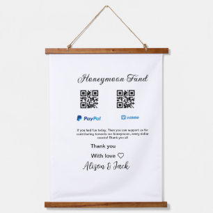 Wood Topped Wall Tapestry