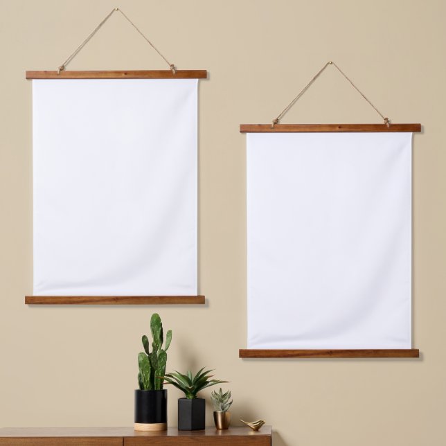 Wood Topped Wall Tapestry (Asymmetrical)