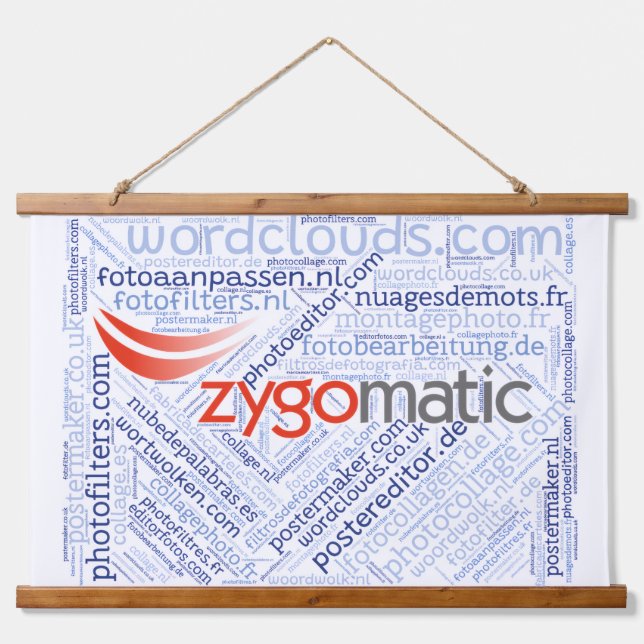 Wood Topped Wall Tapestry (landscape) (Front)