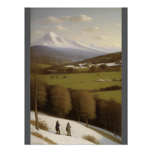 Wood Topped Wall Tapestry Poster (Front)