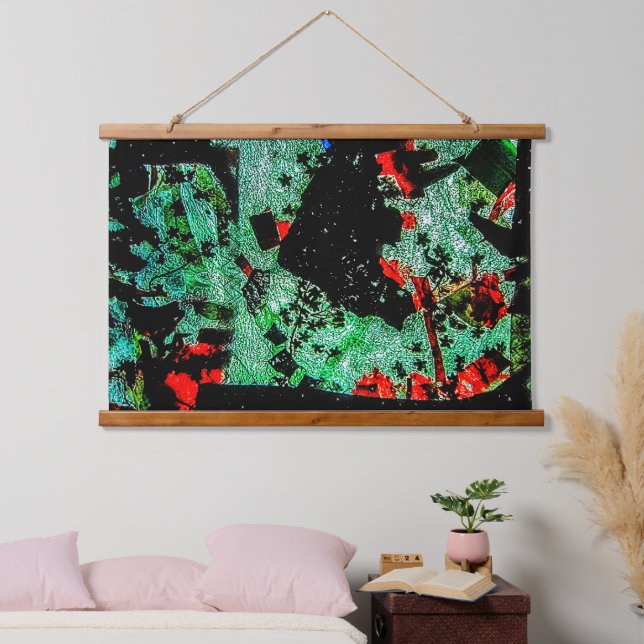 Wood Topped Wall Tapestry recycled plastic photo  (Bedroom)