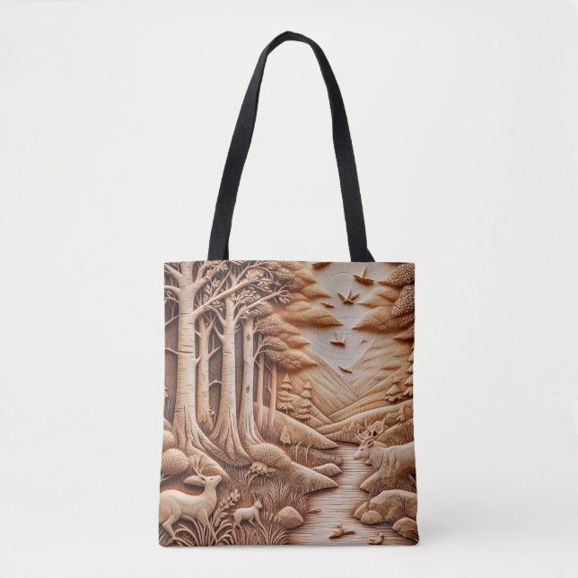 Wood Tote Bag (Front)
