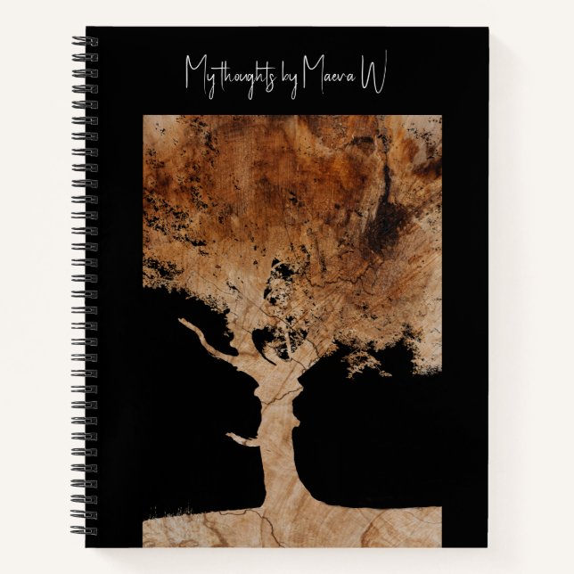 Wood tree notebook (Front)