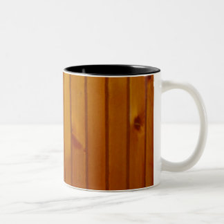 Wood Two-Tone Coffee Mug