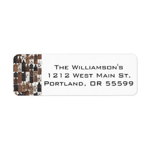 Wood village address labels