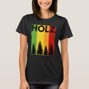 Wood Vintage Woodcutter Forestry Woodworker Fores T-Shirt