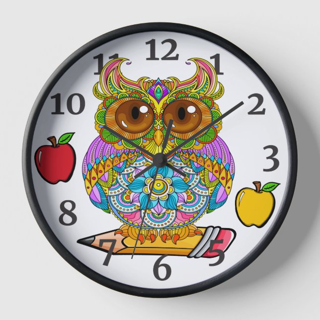 Wood Wall Clock (Front)