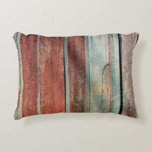 wood wall in vintage colorabstract,aged,background decorative cushion