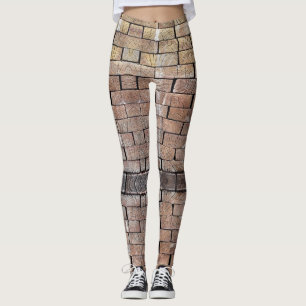 Wood Wall - Power Yoga Leggings