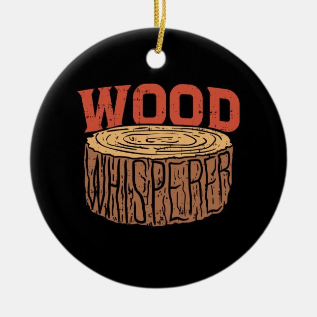 Wood Whisperer Ceramic Tree Decoration (Front)