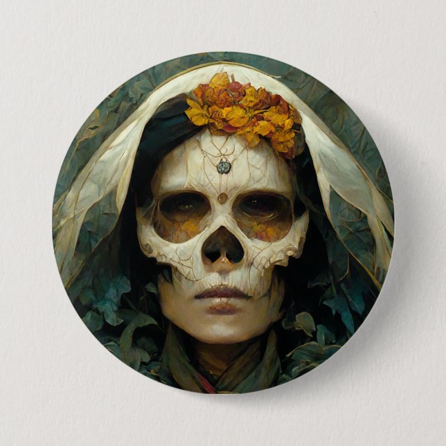 Wood Witch 2 Fantasy 7.5 Cm Round Badge (Front)