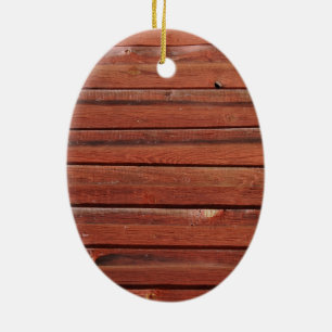Wood with antique Patina Ceramic Tree Decoration