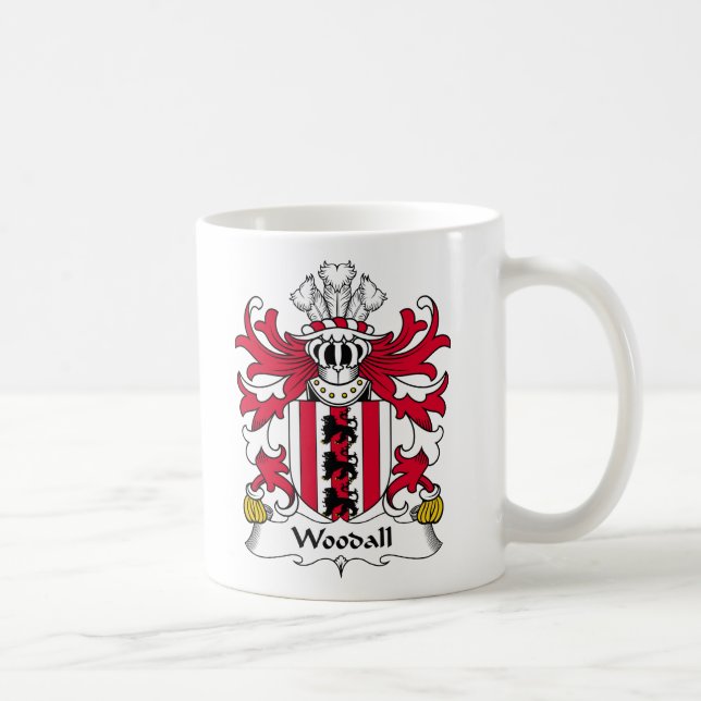 Woodall Family Crest Coffee Mug (Right)