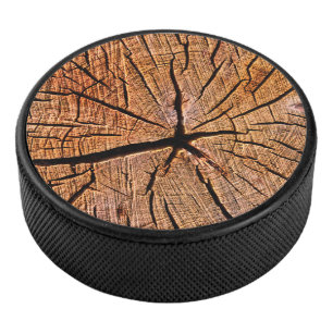 Woodblock Hockey Puck