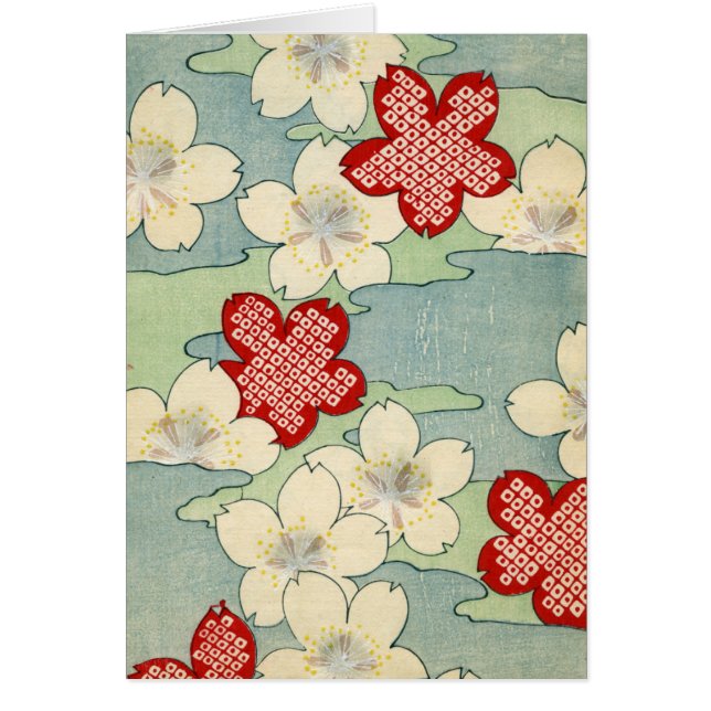 Woodblock Print of Dogwood Blossoms (Front)