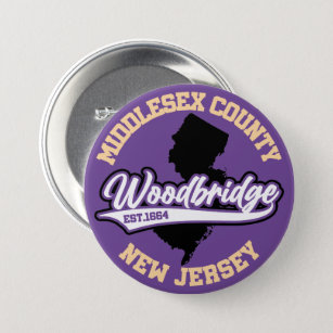 Woodbridge,New Jersey 7.5 Cm Round Badge