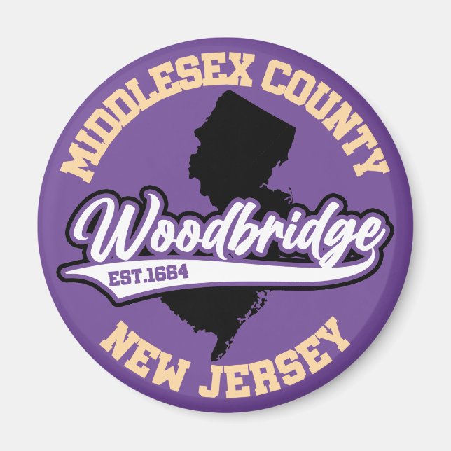 Woodbridge,New Jersey Magnet (Front)