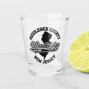 Woodbridge,New Jersey Shot Glass