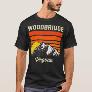 Woodbridge Virginia Retro City State USA Souvenir  T-Shirt