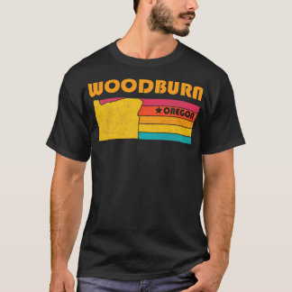 Woodburn Oregon Vintage Distressed Souvenir T-Shirt