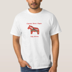 Woodcarvers Dala Horse T-Shirt