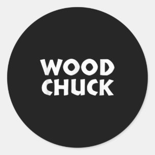 Woodchuck Camp Woodchucks Classic Round Sticker