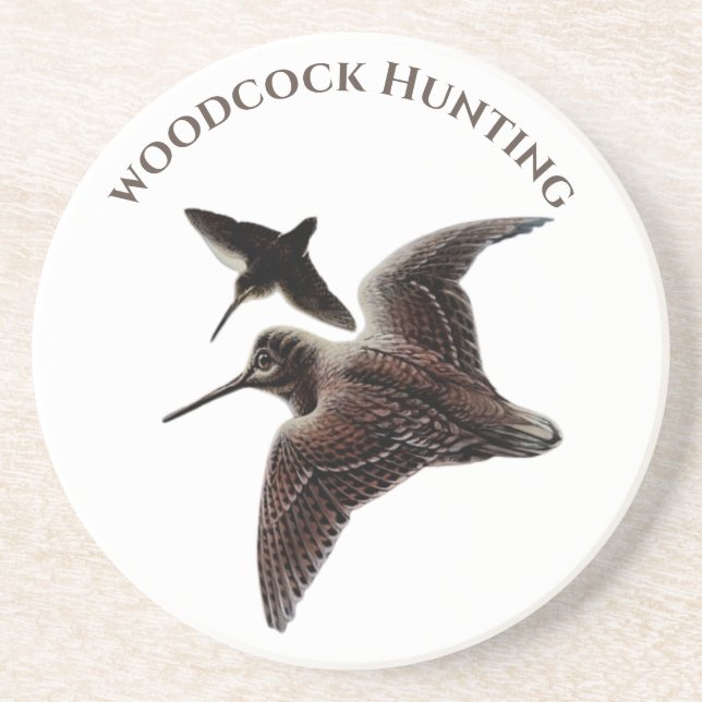 Woodcock hunting coaster (Front)